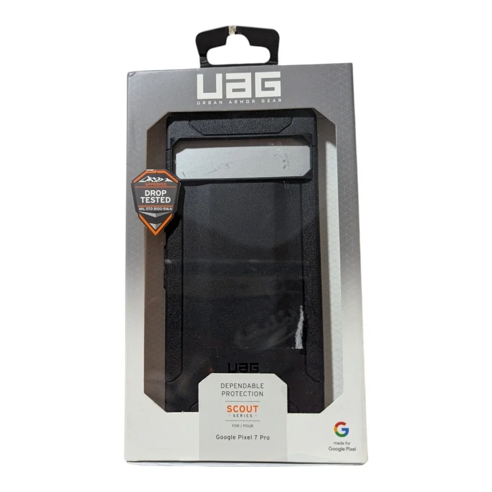 F4-P UAG‎ Urban Armor Gear Scout Case Google Pixel 7 Pro - Black ⬇️